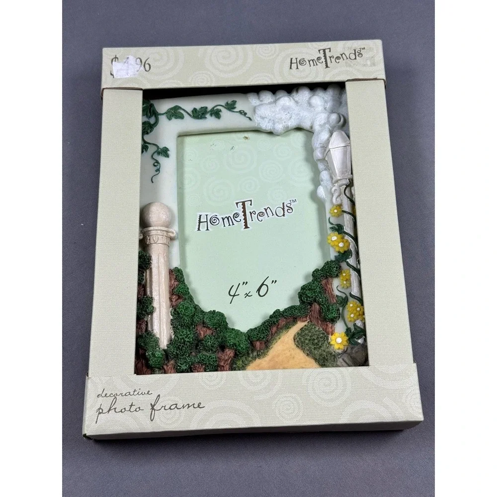 HomeTrends NIB‎ 4x6 Picture Frame Garden